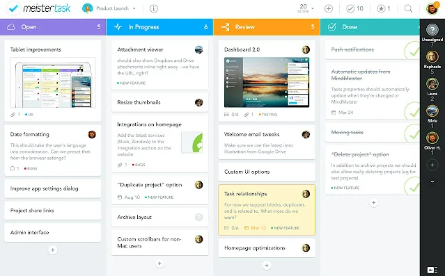 Project Management Tools for Game Developers MeisterTask